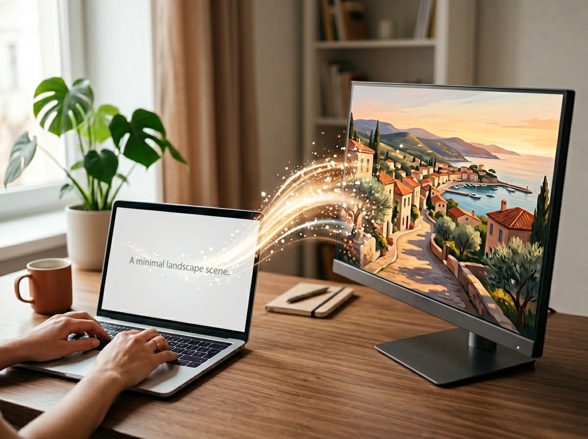 Un prompt escrit sent analitzat en un storyboard de cartes d'escena amb subtítols dins de ShortGenius