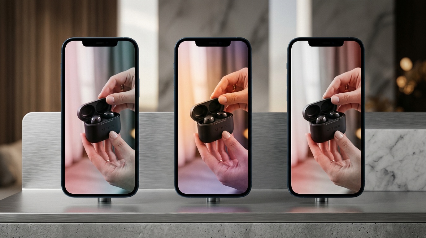 Pantalla d'exportació mostrant presets natius de TikTok, Instagram Reels i YouTube Shorts un al costat de l'altre